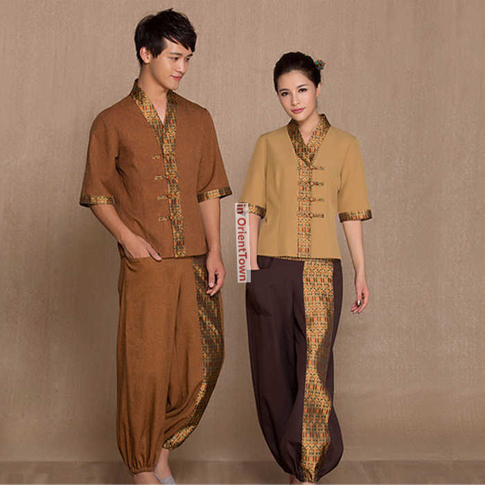 Spa Wellness Thai - Setelan Atasan + Celana Pijat SPA