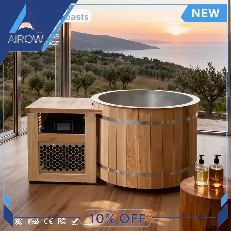 Spa Wellness Gym - Bak Rendam Dingin Kayu dengan Chiller
