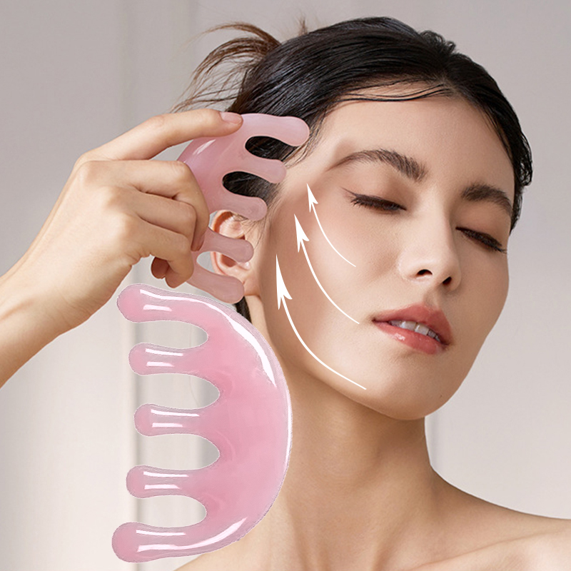 Spa Y Wellness - Alat Pijat Pengangkat Wajah Guasha Resin,