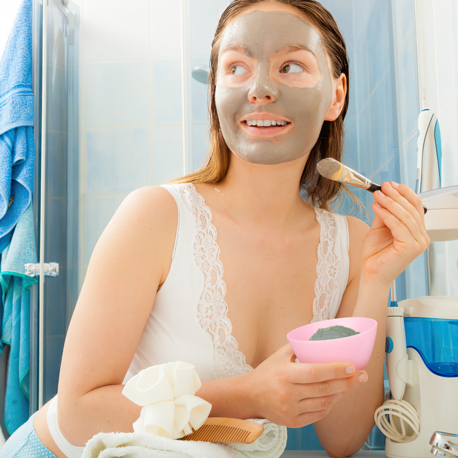 Face Mask Silicone - 3Pcs Set Mangkuk Masker Silikon Berkualitas