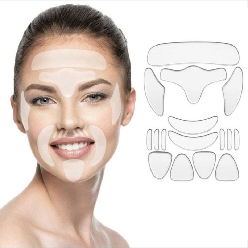 Face Mask Silicone - Patch Silikon Anti Kerut yang Dapat