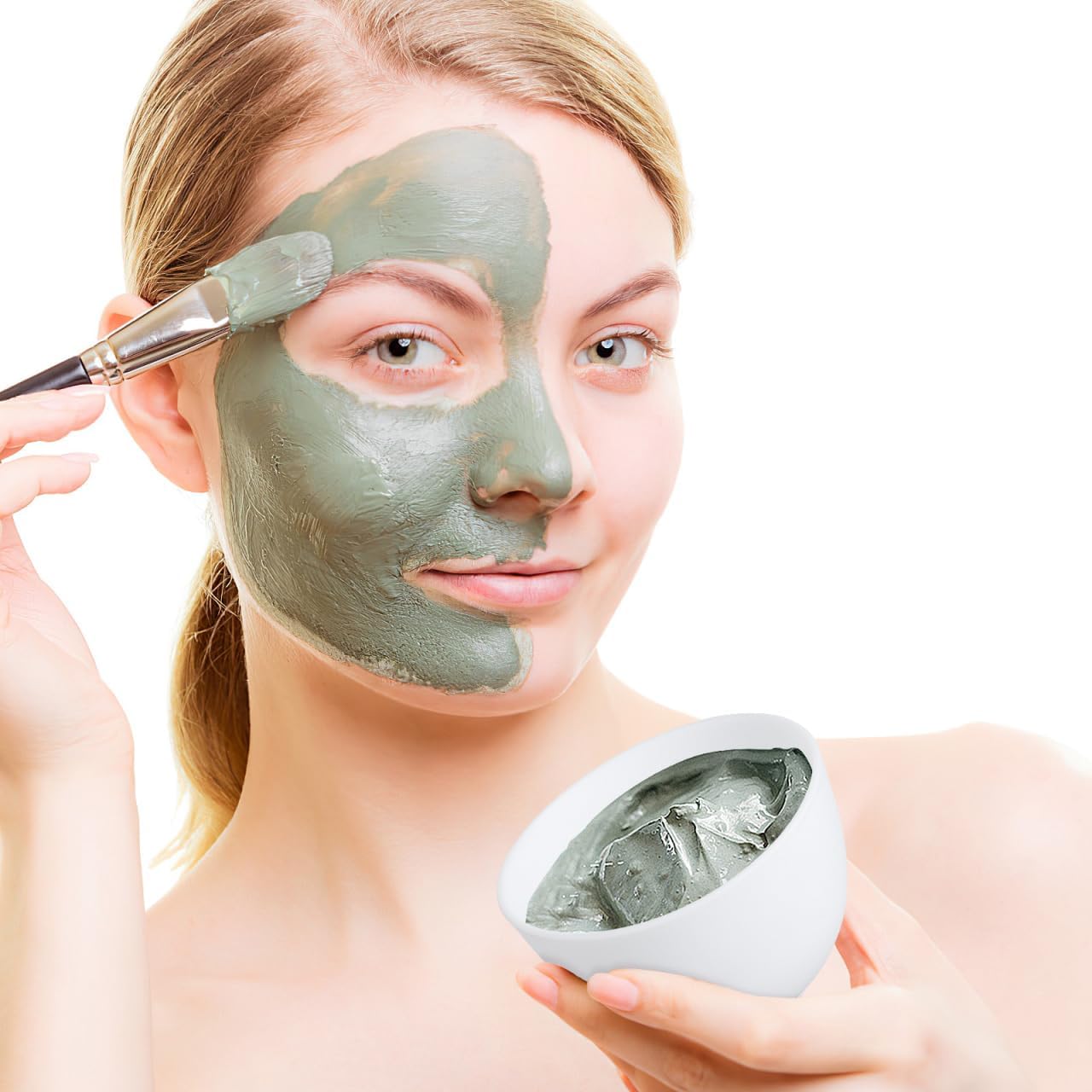 3pcs/set Mangkuk Silikon Putih - Face Mask Silicone ulasan dan harga