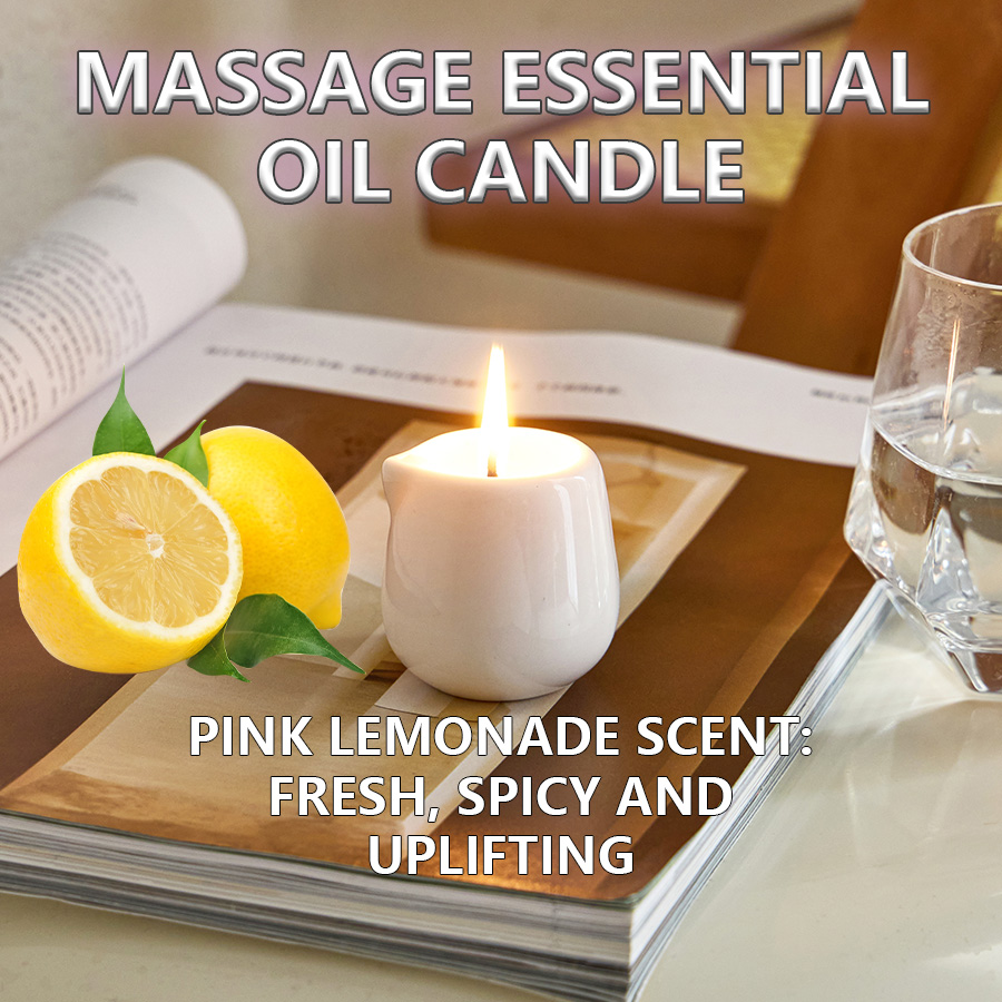 Lilin Pijat Keramik Aroma Lemo - Massage Candle Melting ulasan dan harga