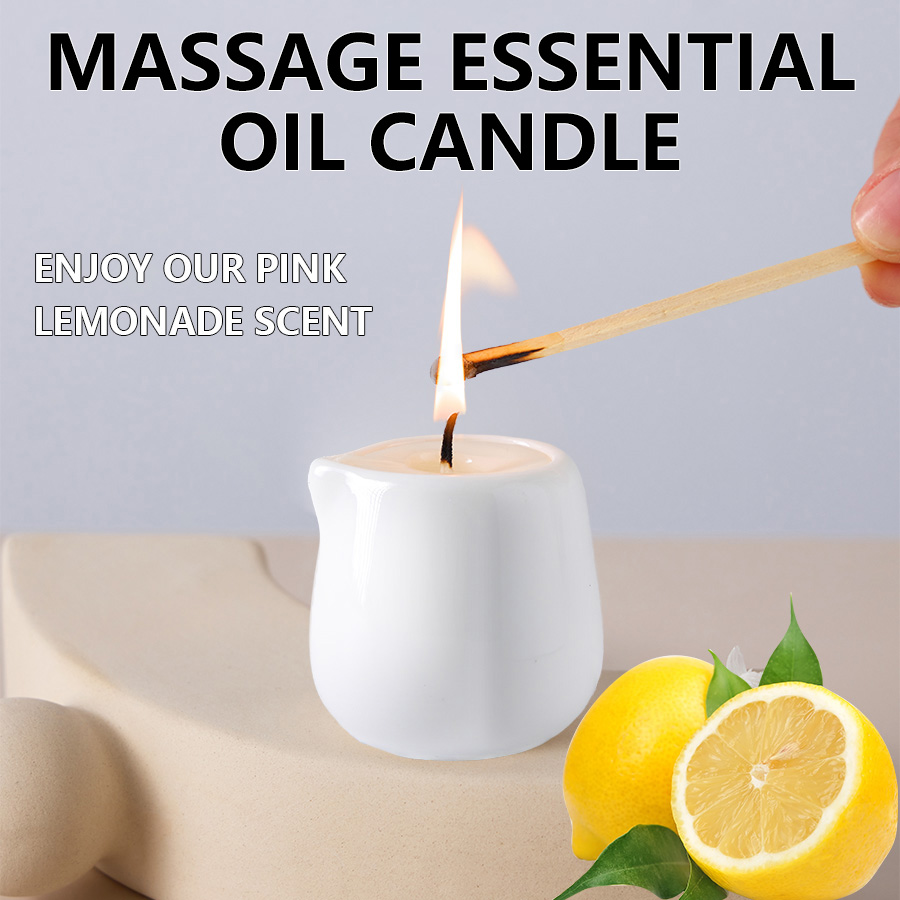 Lilin Pijat Keramik Aroma Lemo - Massage Candle Melting ulasan dan harga