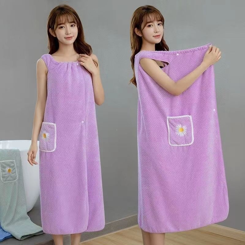 Handuk Mandi Bunga Merah Muda  - Spa Y Wellness ulasan dan harga