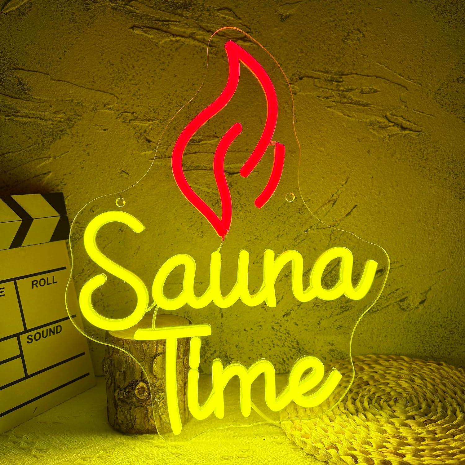 Lampu LED Neon Sign Sauna Time - Spa Wellness Gym ulasan dan harga