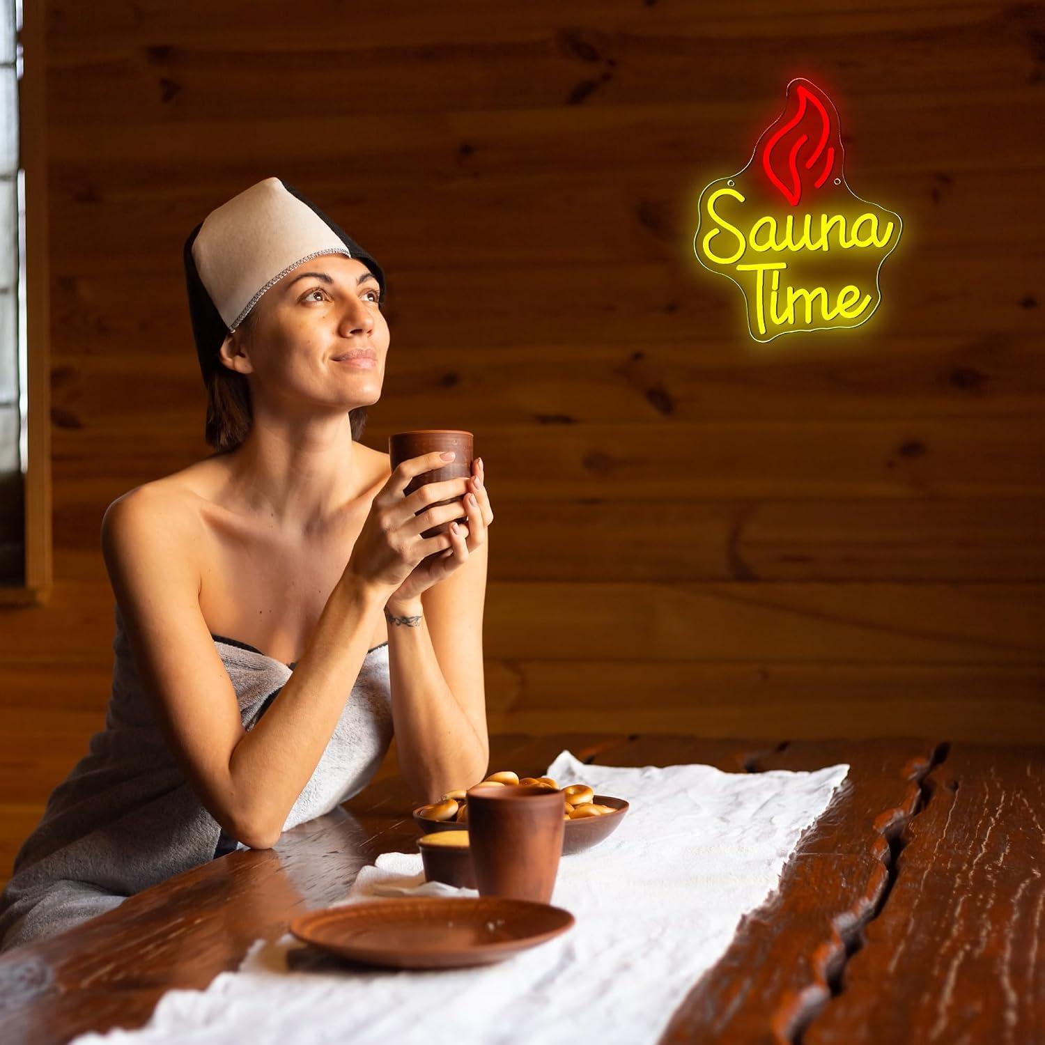 Lampu LED Neon Sign Sauna Time - Spa Wellness Gym ulasan dan harga