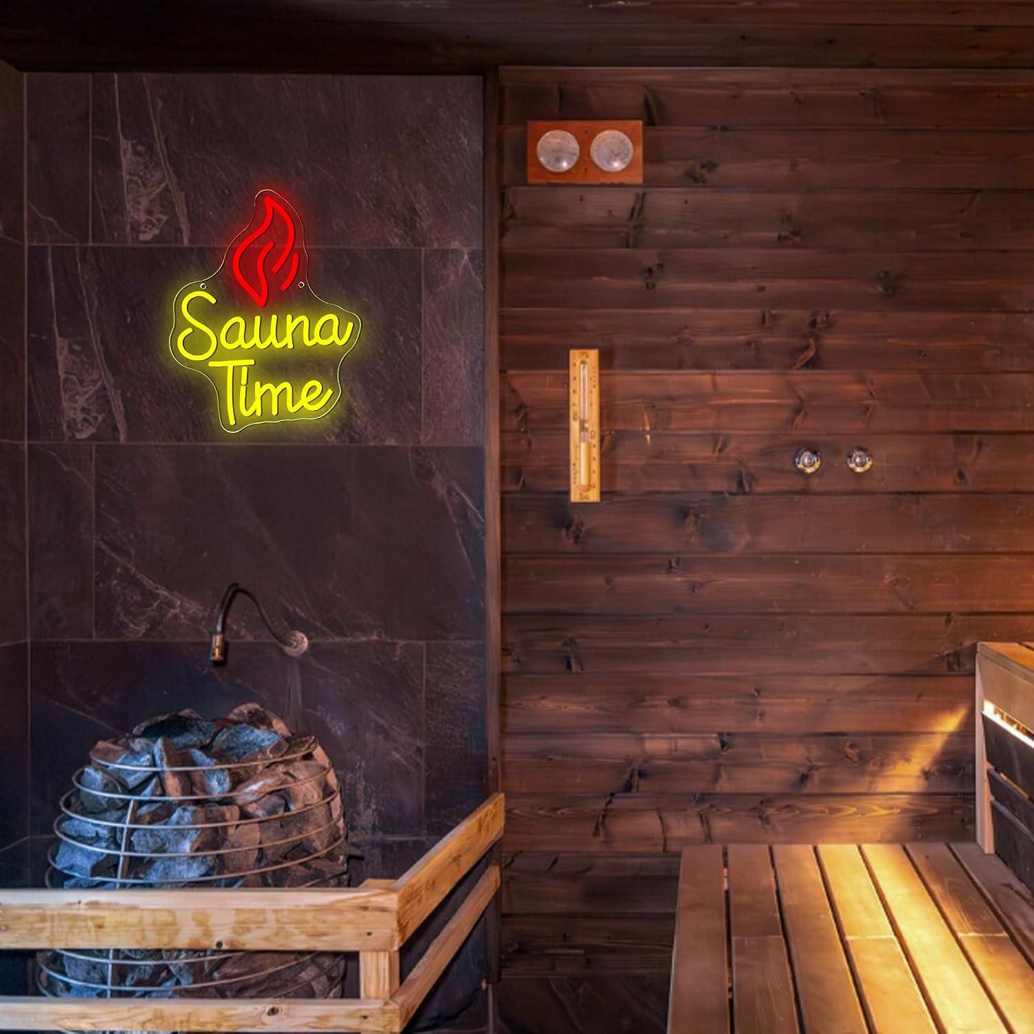Lampu LED Neon Sign Sauna Time - Spa Wellness Gym ulasan dan harga