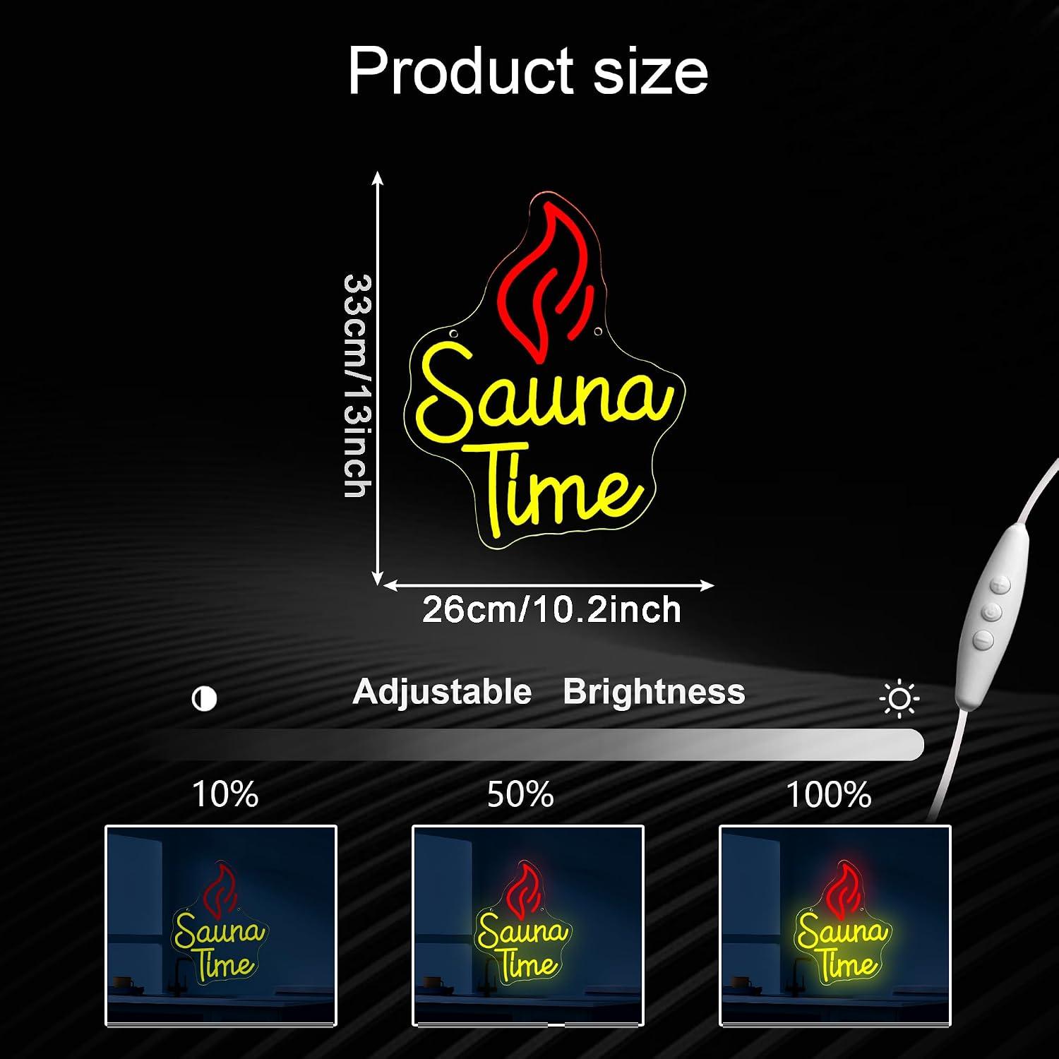 Lampu LED Neon Sign Sauna Time - Spa Wellness Gym ulasan dan harga